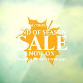 Einzelhandelsgeschäft Ende der Saison Fensteraufkleber (Blatt 3)