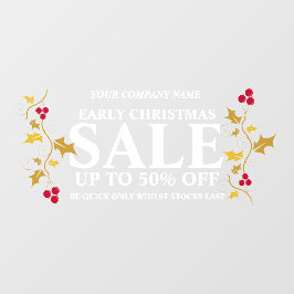 Einzelhandelsgeschäft Frühjahrsverkauf Fensteraufkleber