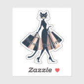 Einzelhandelstherapie Aufkleber (Blatt)