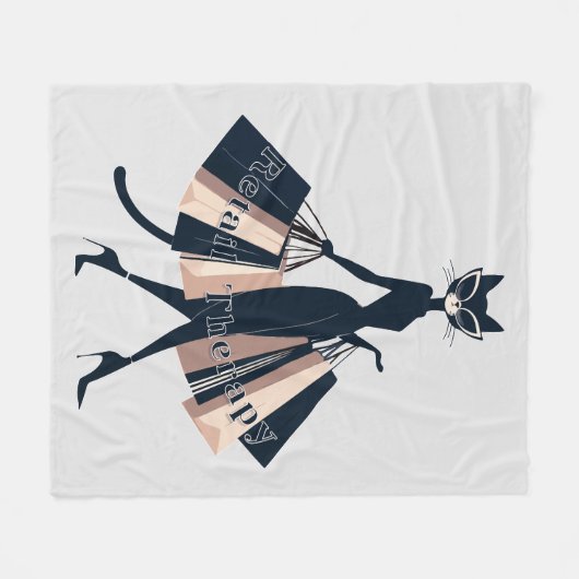 Einzelhandelstherapie Fleecedecke (Vorderseite (Horizontal))