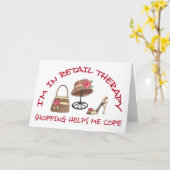 Einzelhandelstherapie Karte (Gelbe Blume)