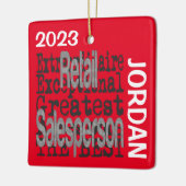 Einzelhandelsverkäufer Extraordinär CUSTOM Keramikornament (Links)