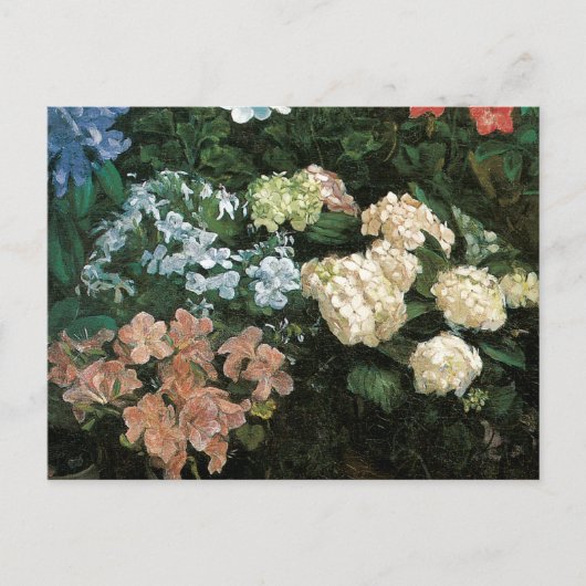 Einzelheiten der Studie über Blume Postkarte (Vorderseite)