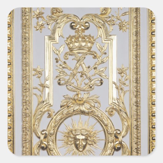 Einzelheiten der Verkleidung Quadratischer Aufkleber (Vorderseite)