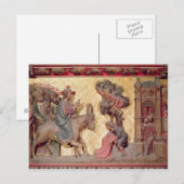 Einzelheiten des Eintritts Christi nach Jerusalem Postkarte (Vorne/Hinten)