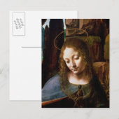 Einzelheiten des Leiters der Jungfrau Postkarte (Vorne/Hinten)