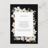 Einzelheiten zu den Blume Creme und Blush Begleitkarte (Vorderseite)