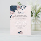 Einzelheiten zu den eleganten Blätter der Marine u Begleitkarte (Stehend Vorderseite)