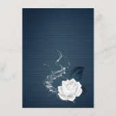 Einzelheiten zu den eleganten Blume Begleitkarte (Rückseite)