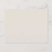 Einzelheiten zu den Hochzeiten am tropischen Stran Begleitkarte (Rückseite)