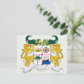 Einzelheiten zu den Wappen Postkarte (Stehend Vorderseite)