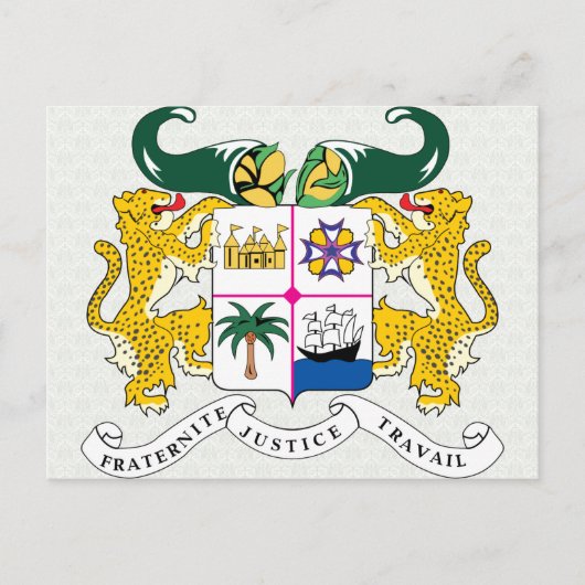 Einzelheiten zu den Wappen Postkarte (Vorderseite)