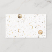 Einzelheiten zu Hochzeiten in Gold Foil Stars Begleitkarte (Rückseite)