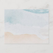 Einzelheiten zu Hochzeiten in tropischer Blume Begleitkarte (Rückseite)