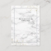 Einzelheiten zu Lila Hochzeitsfeiern aus Marmor Begleitkarte (Rückseite)