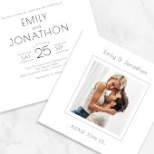 Einzelheiten zum Foto auf der Rückseite des Minima Einladung