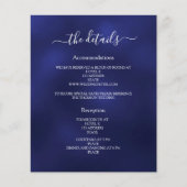 Einzelheiten zum Hochzeitsprogramm der Marine (Vorderseite)