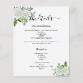 Einzelheiten zum Hochzeitsprogramm im Grünen mit w (Vorne)