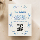 Einzelheiten zum QR-Code für die französische Hoch Begleitkarte