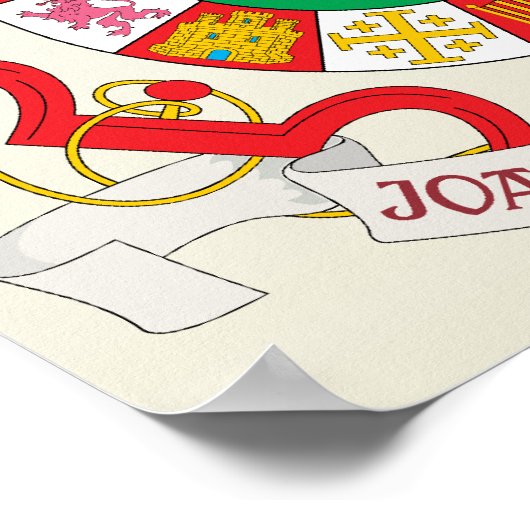 Einzelheiten zum Rico-Wappen in Puerto Rico Poster (Ecke)