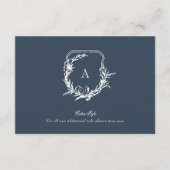 Einzelheiten zum Vintagen Wappen in klassischem Ma Begleitkarte (Vorderseite)