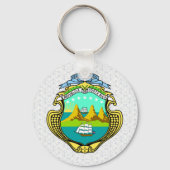 Einzelheiten zur Costa Rica Wappen Schlüsselanhänger (Vorderseite)