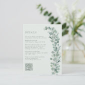 Einzelheiten zur Eukalyptus-Sage Begleitkarte (Stehend Vorderseite)