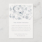 Einzelheiten zur Hochzeit der Himmelsschifffahrt Begleitkarte (Vorderseite)