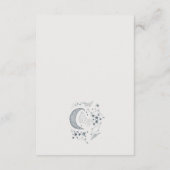 Einzelheiten zur Hochzeit der Himmelsschifffahrt Begleitkarte (Rückseite)