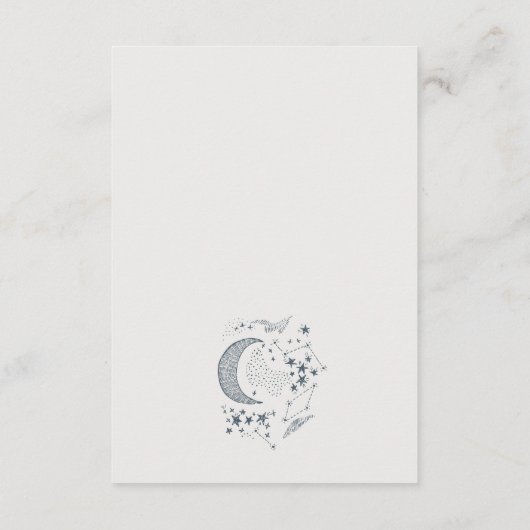 Einzelheiten zur Hochzeit der Himmelsschifffahrt Begleitkarte (Rückseite)