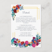 Einzelheiten zur Hochzeit im mexikanischen Fiesta  Begleitkarte (Vorderseite)