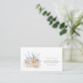 Einzelheiten zur Hochzeit in der tropischen Musche Begleitkarte (Stehend Vorderseite)