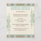 Einzelheiten zur Hochzeit von Boho-Western (Vorderseite)