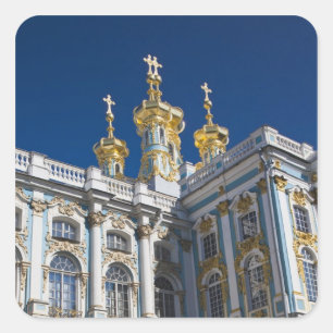Einzelheiten zur Kathedrale Quadratischer Aufkleber