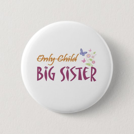 Einzelkindschwester Button (Vorderseite)