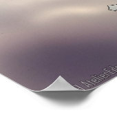 Einzelkrieger, der den Himmel betrachtet Poster (Ecke)