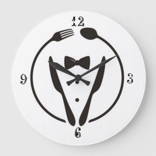 Einzelkunstrestaurant Große Wanduhr (Vorderseite)