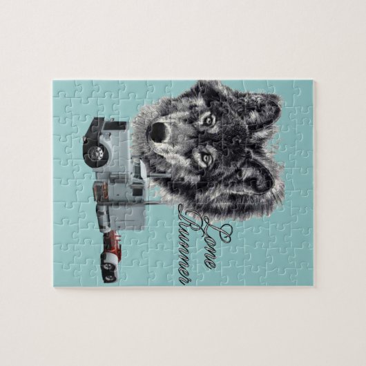 Einzelläufer Puzzle (Horizontal)