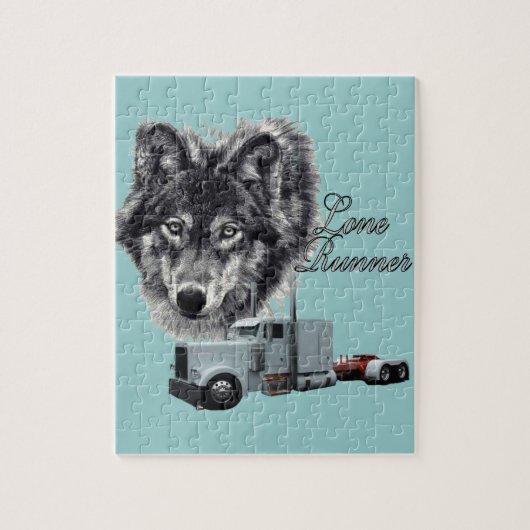 Einzelläufer Puzzle (Vertikal)