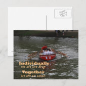 einzeln oder zusammen postkarte (Vorne/Hinten)