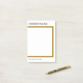 Einzelne Aufkleber Post-it Klebezettel (Auf Schreibtisch)