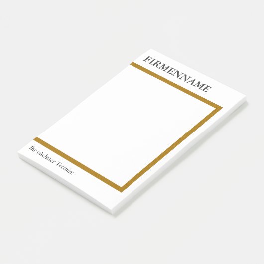 Einzelne Aufkleber Post-it Klebezettel (angewinkelt)