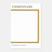 Einzelne Aufkleber Post-it Klebezettel (Vorderseite)