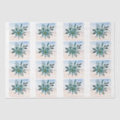 Einzelne florale Küstenhintergründe Decoupage Seidenpapier (Vorderseite)
