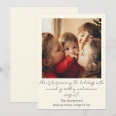 Einzelne Foto-Ferien-Ansichtskarte Feiertagskarte (Vorne/Hinten)