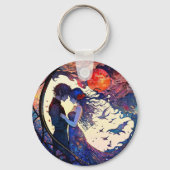 Einzelne Imitate Schlüsselanhänger aus festem Glas (Vorderseite)