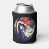 Einzelne Imitate verklebter Glass kann kühler werd Dosenkühler (Kanne Rückseite)