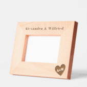 Einzelne Monogramme tragen den Namen von benutzerd Geätzte Rahmen (Links)