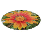 Einzelne orangefarbene Blume Schneidebrett (Ecke)
