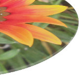 Einzelne orangefarbene Blume Schneidebrett (Ecke)